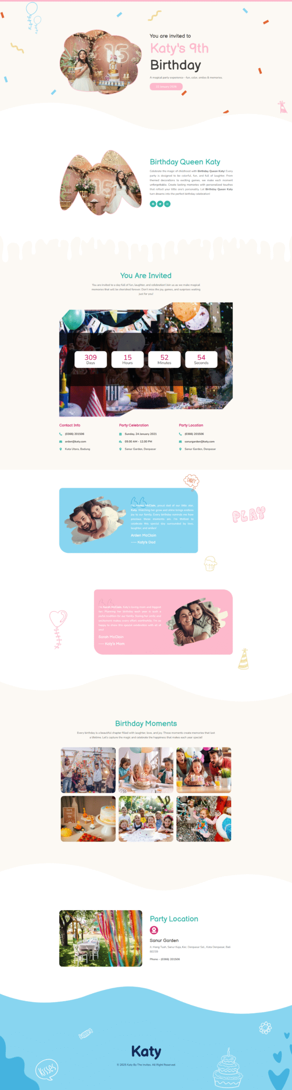 Birthday Invitations